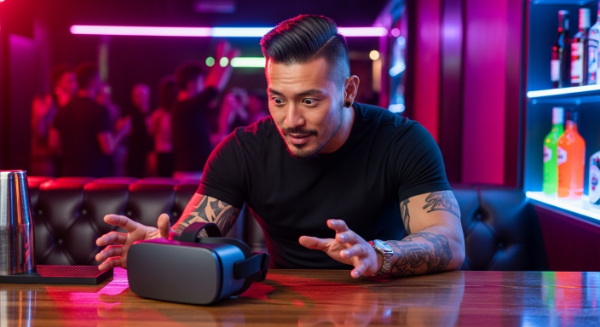 VRのエロさに驚くゲイ